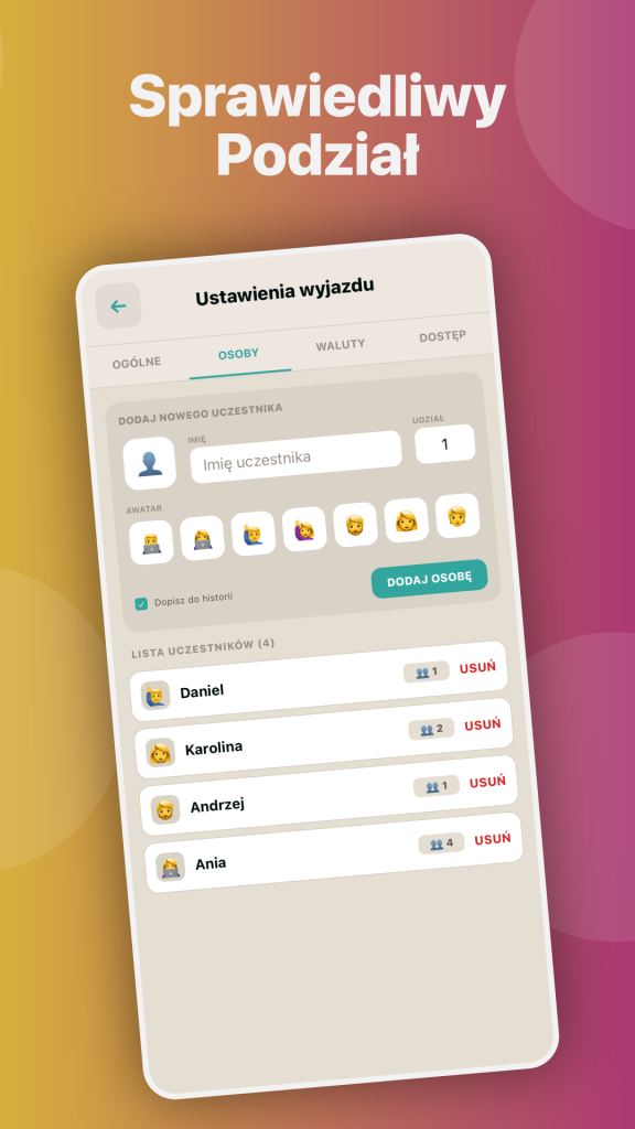 Jak ogarnąć rozliczenia na wyjazdach biegowych? Stworzyłem Balanso! 4 4 Uczestnicy